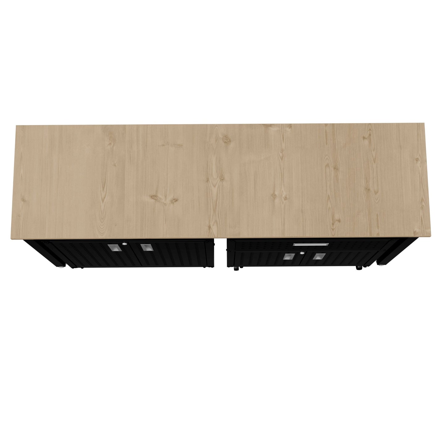 Fortress 3-Piece Mobile Space-Saving Steel Garage Cabinet and Worktable 2.0