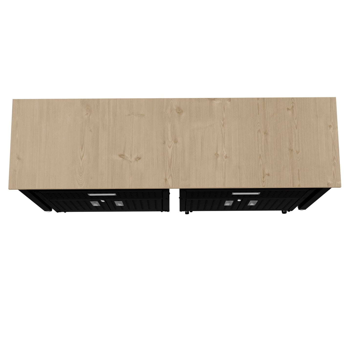 Fortress 3-Piece Mobile Space-Saving Steel Garage Cabinet and Worktable 4.0