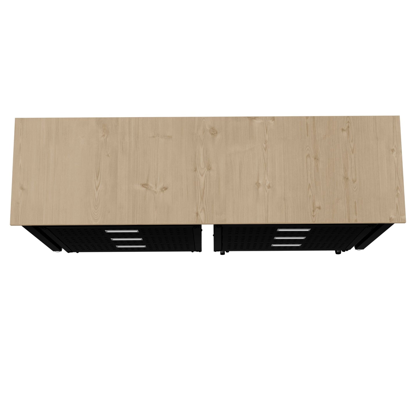 Fortress 3-Piece Mobile Space-Saving Steel Garage Cabinet and Worktable 6.0