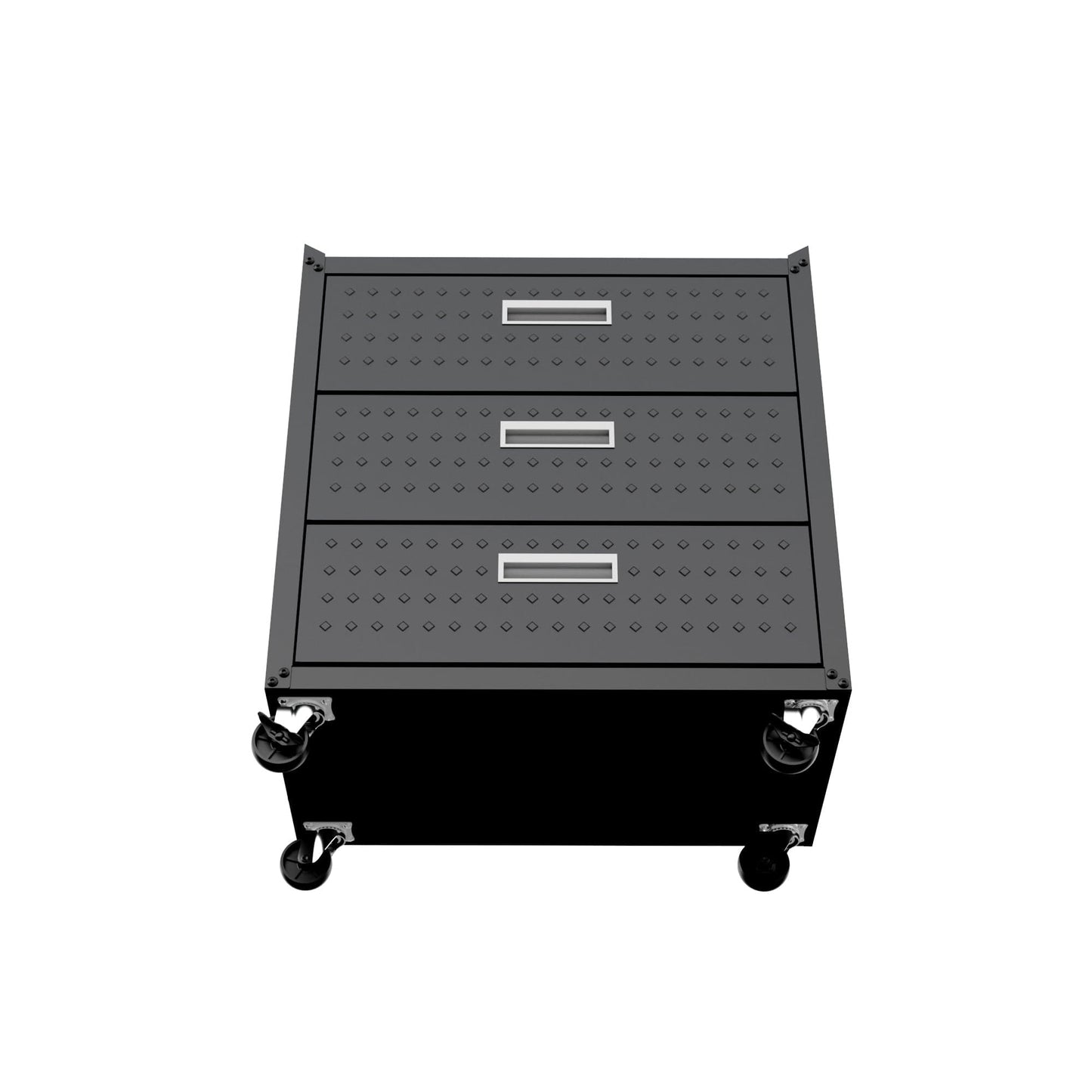 Fortress 3-Piece Mobile Space-Saving Steel Garage Cabinet and Worktable 6.0