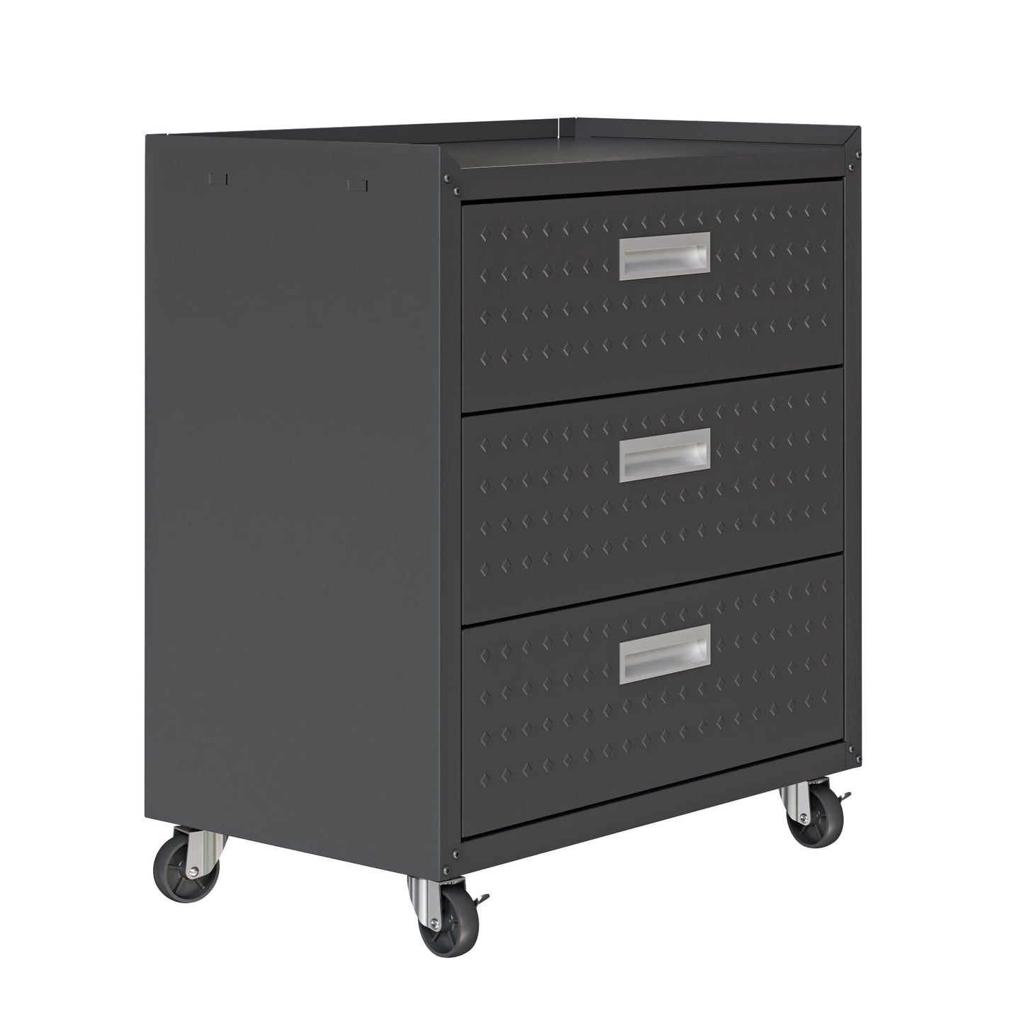Fortress 3-Piece Mobile Space-Saving Steel Garage Cabinet and Worktable 6.0