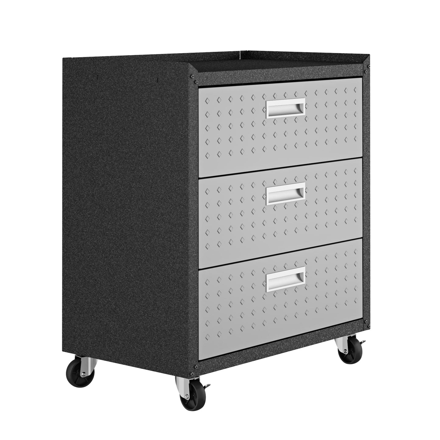 Fortress 3-Piece Mobile Space-Saving Steel Garage Cabinet and Worktable 6.0