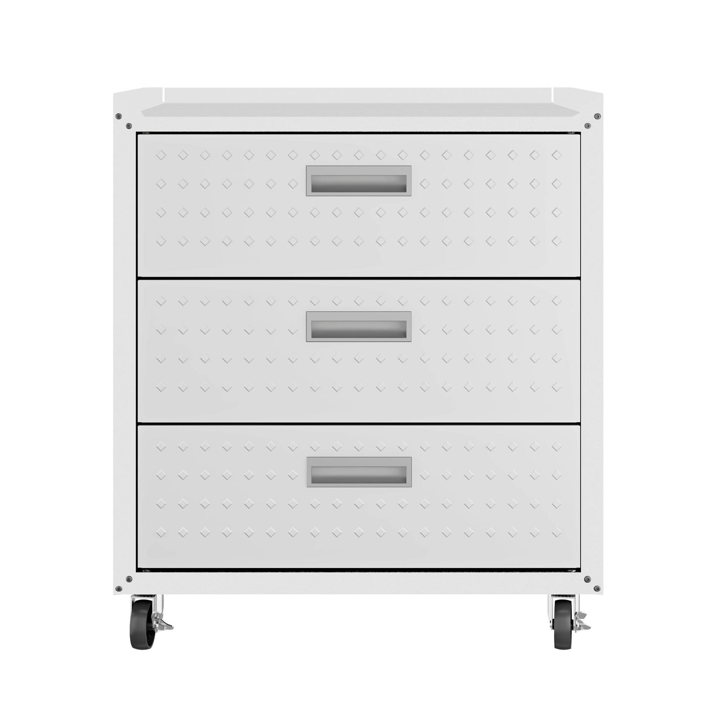 Fortress 3-Piece Mobile Space-Saving Steel Garage Cabinet and Worktable 6.0