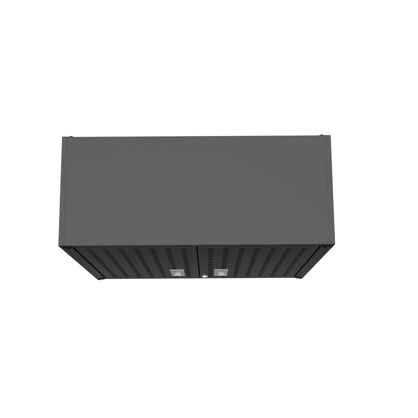 Fortress 30" Floating Textured Metal Garage Cabinet with Adjustable Shelves - Set of 2