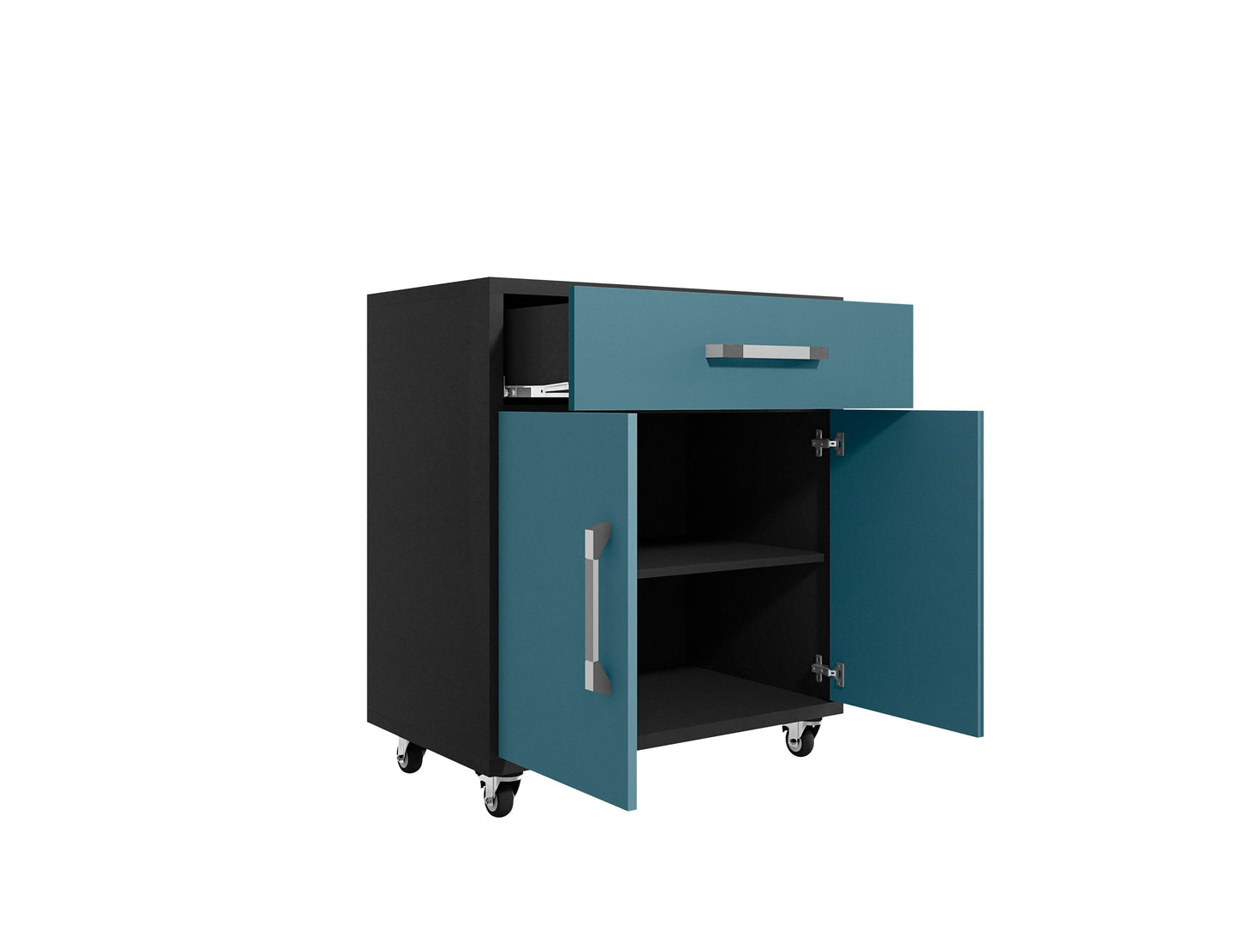 Eiffel 28.35" Mobile Garage Storage Cabinet with 1 Drawer