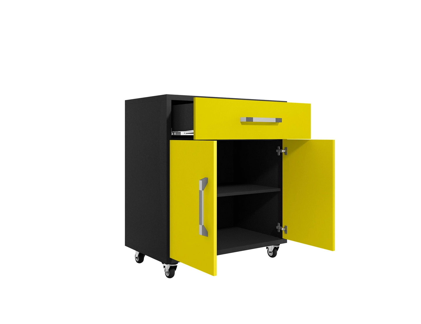 Eiffel 28.35" Mobile Garage Storage Cabinet with 1 Drawer