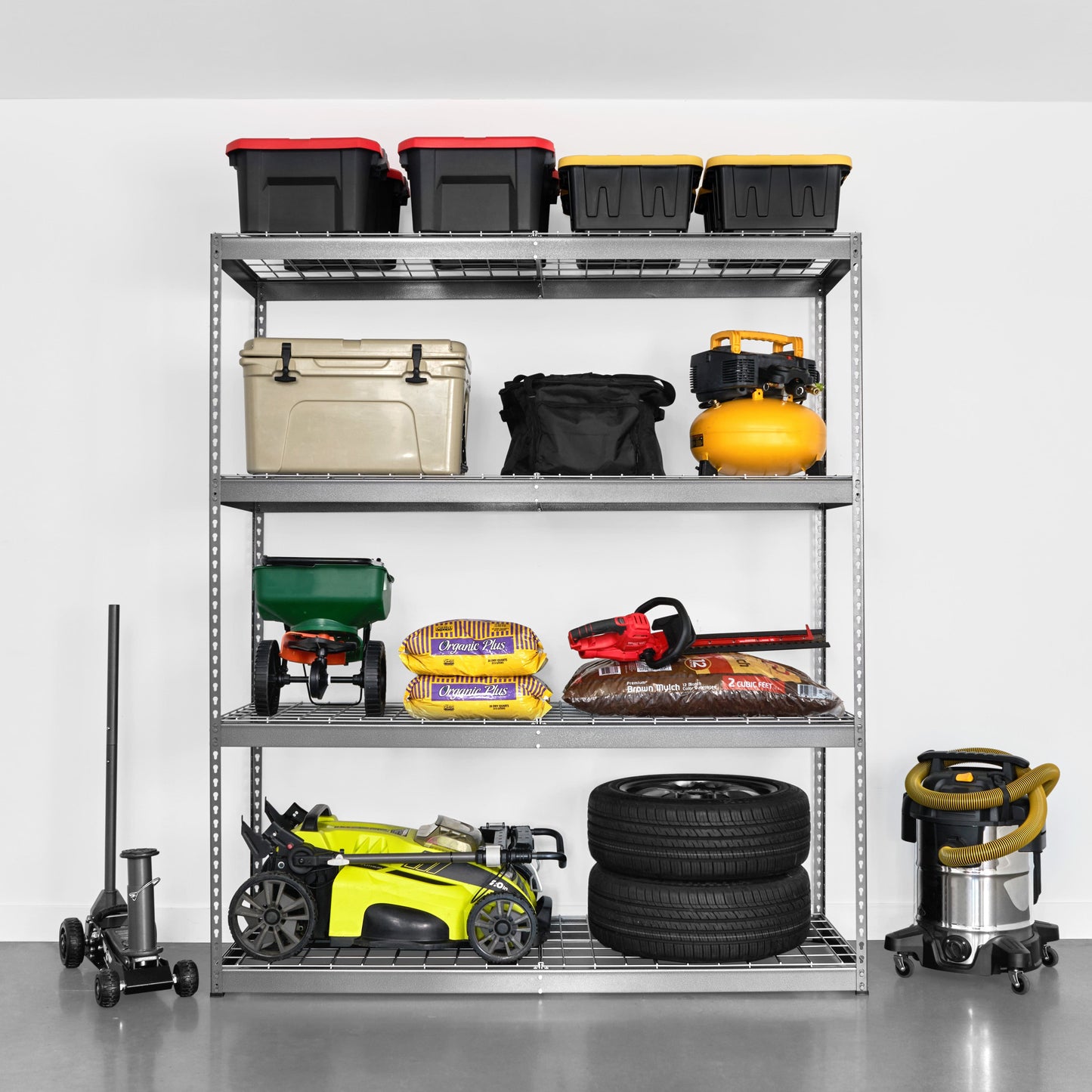 SafeRacks 24" x 72" x 84" Heavy Duty Standing Shelving