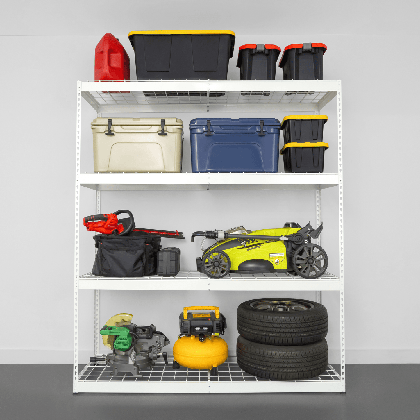 SafeRacks 24" x 72" x 84" Heavy Duty Standing Shelving