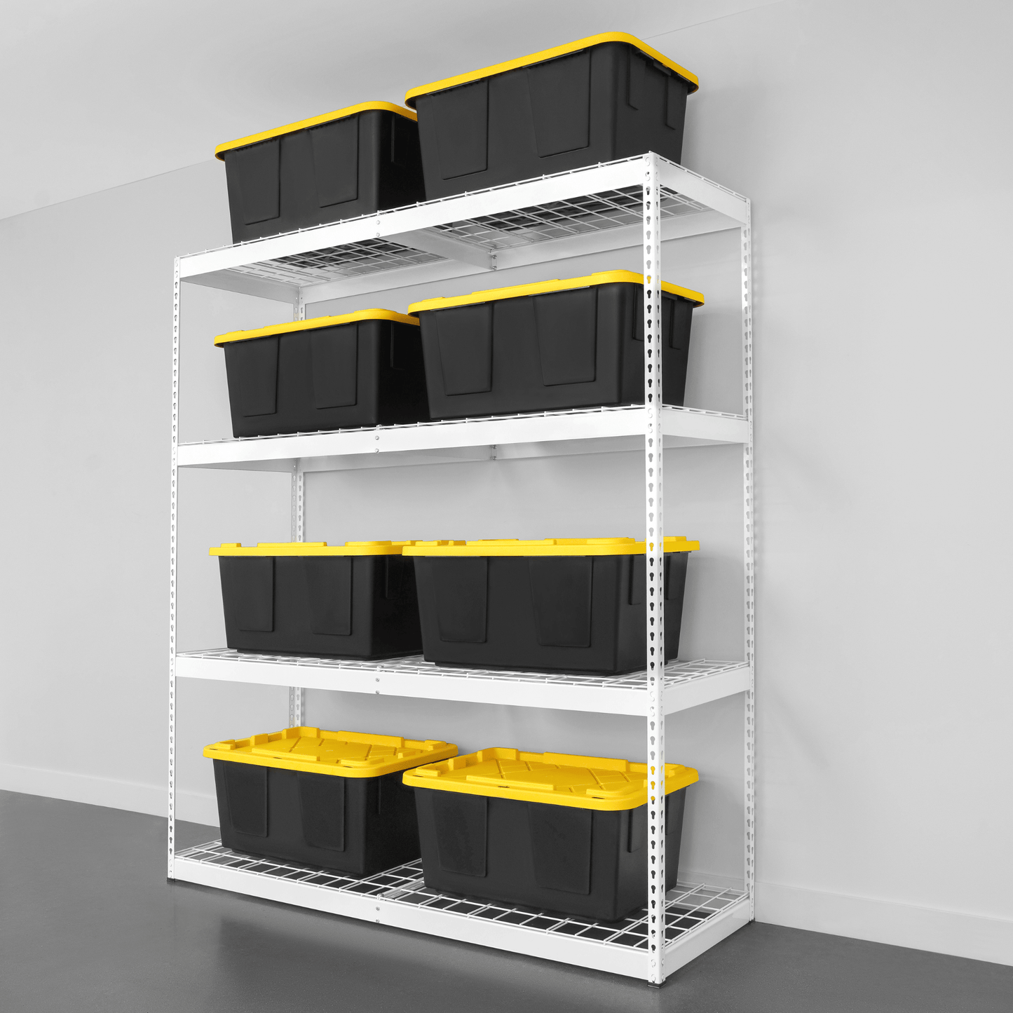 SafeRacks 24" x 72" x 84" Heavy Duty Standing Shelving