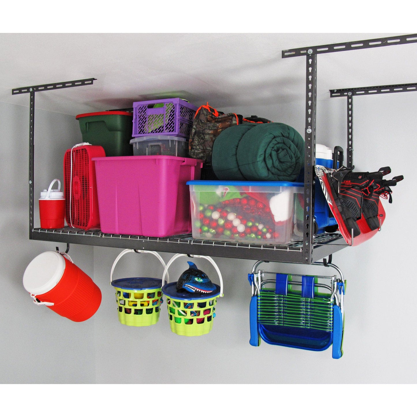 SafeRacks 3' x 6' Overhead Garage Storage Rack