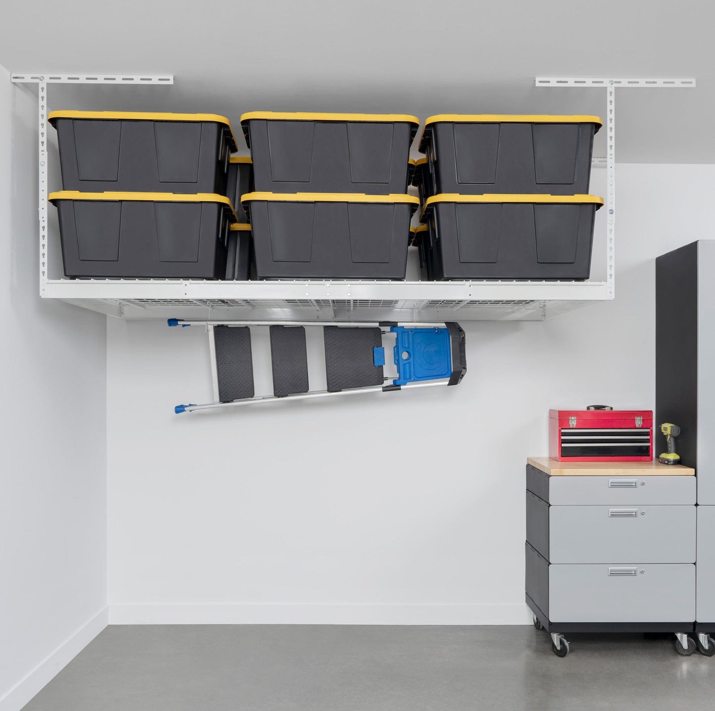 SafeRacks 4' x 8' Overhead Garage Storage Rack