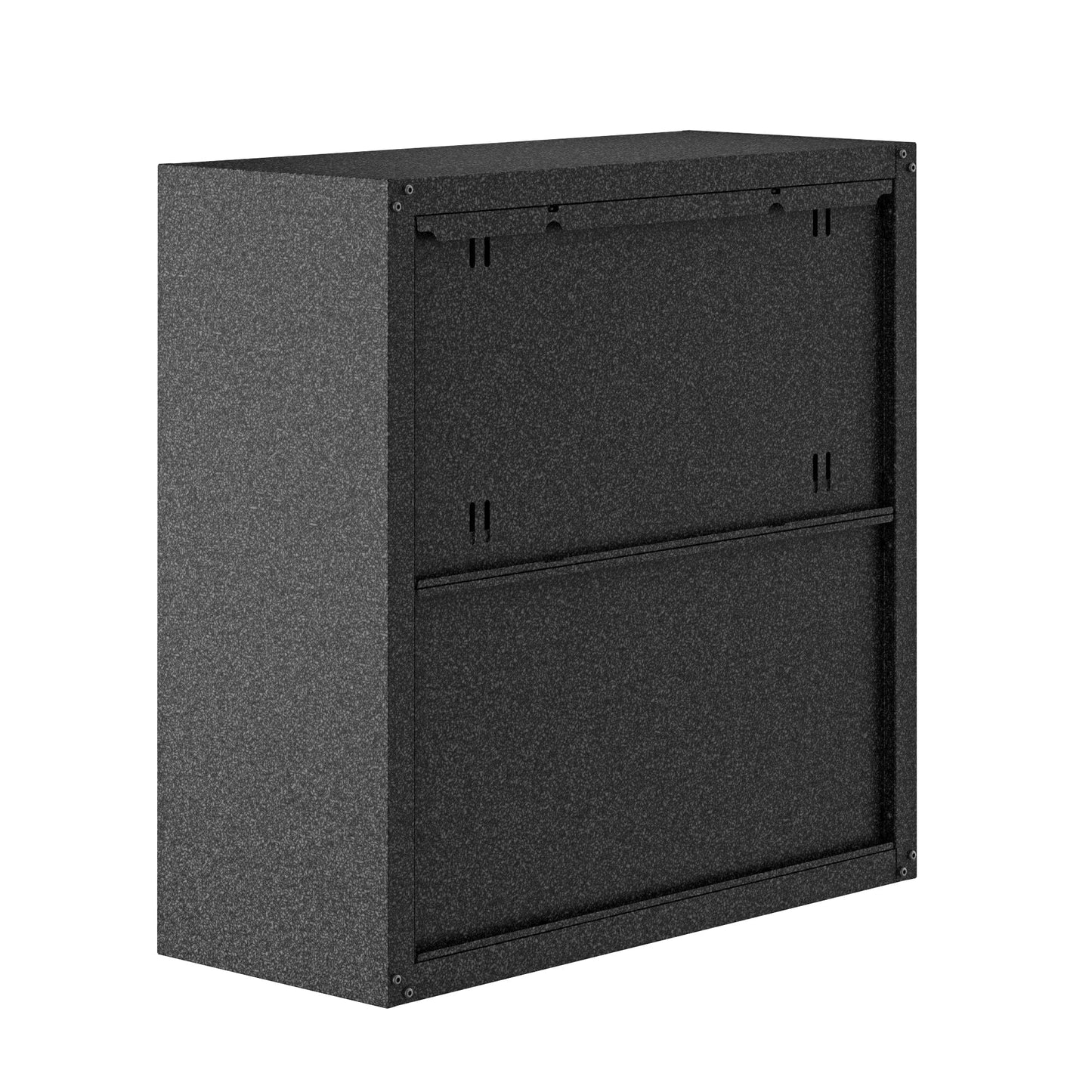 Fortress 30" Floating Textured Metal Garage Cabinet with Adjustable Shelves