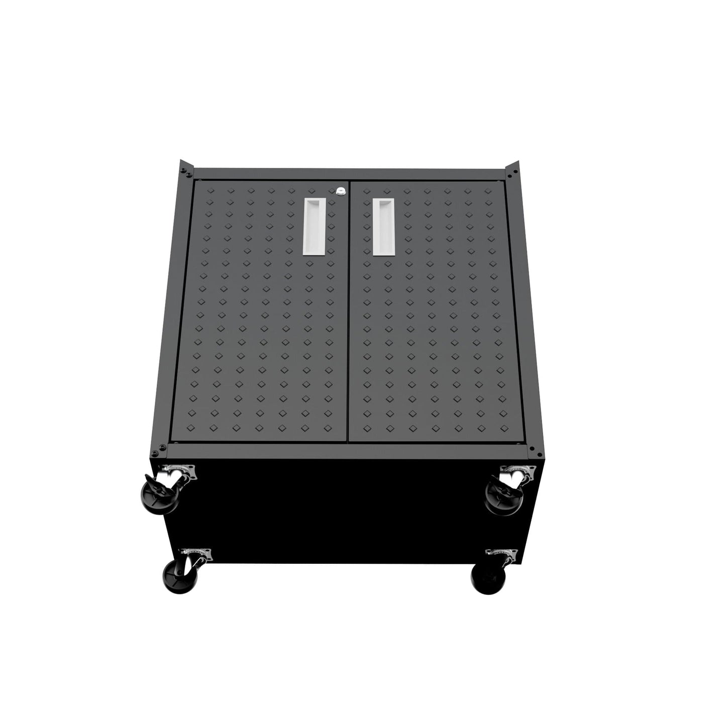 6-Piece Fortress Textured Garage Set with Cabinets, Wall Units and Table