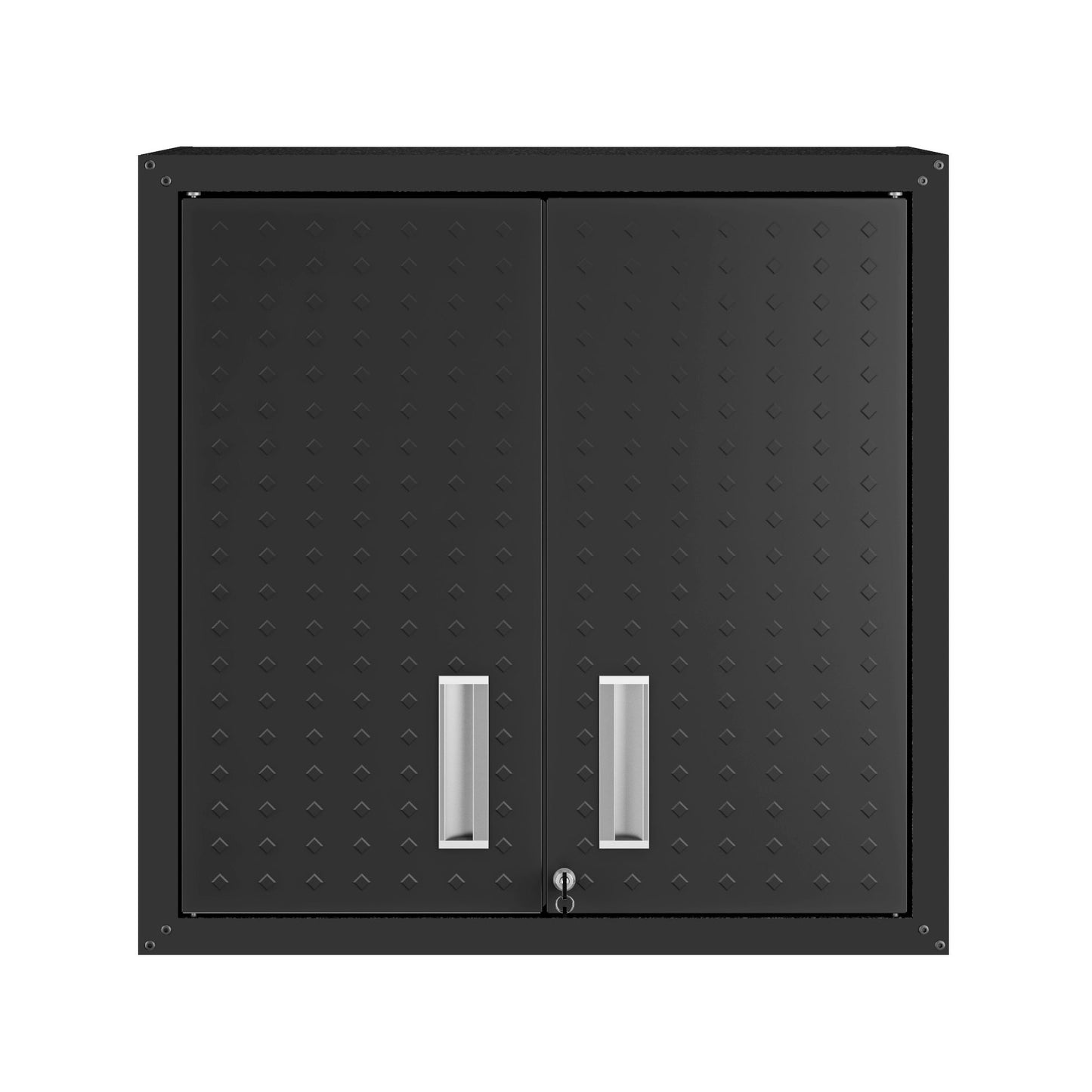 6-Piece Fortress Textured Garage Set with Cabinets, Wall Units and Table