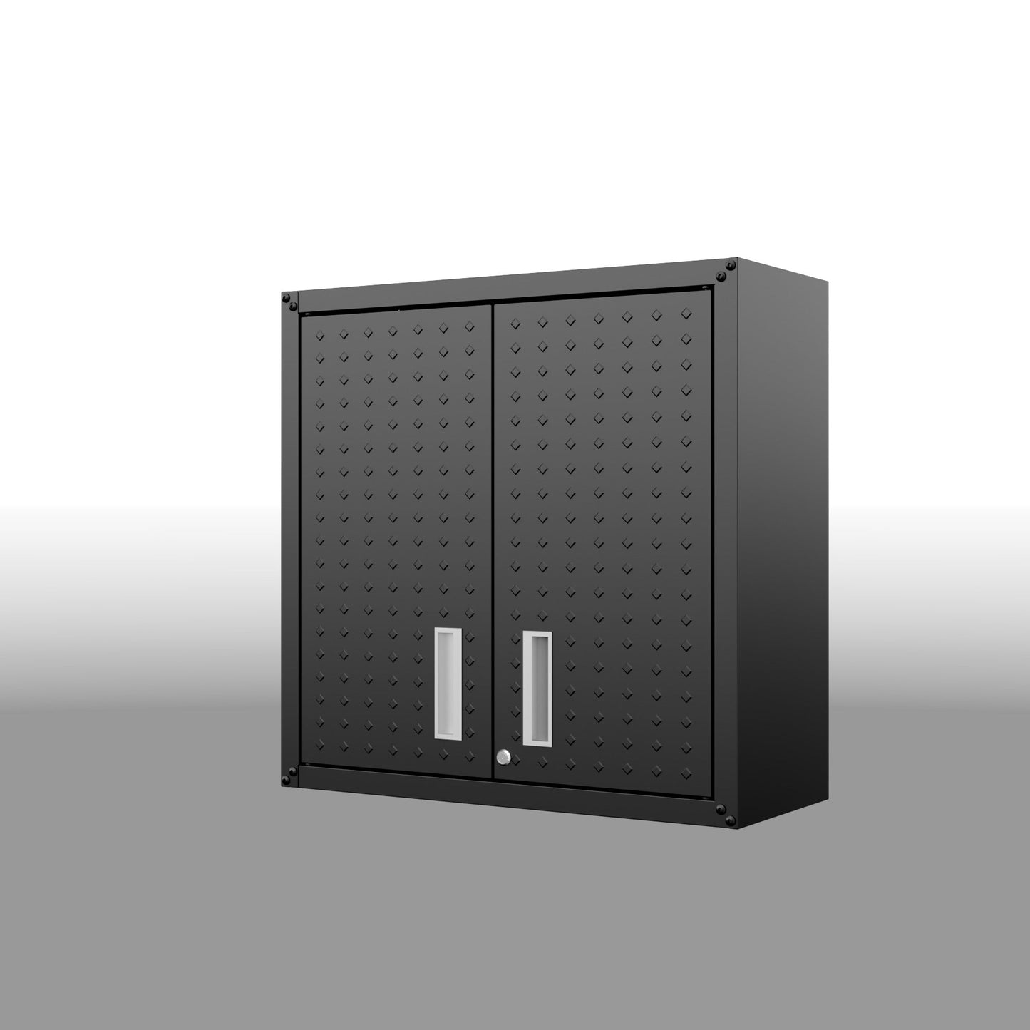 6-Piece Fortress Textured Garage Set with Cabinets, Wall Units and Table
