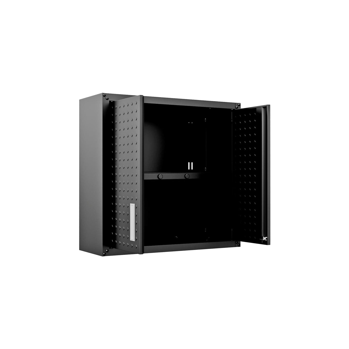 6-Piece Fortress Textured Garage Set with Cabinets, Wall Units and Table