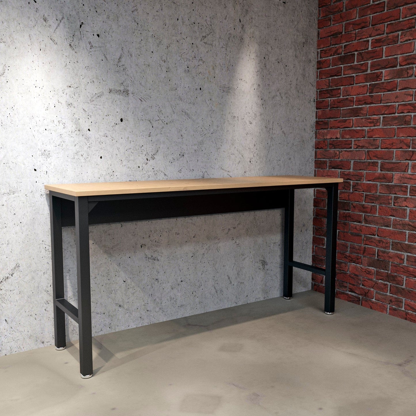 6-Piece Fortress Textured Garage Set with Cabinets, Wall Units and Table