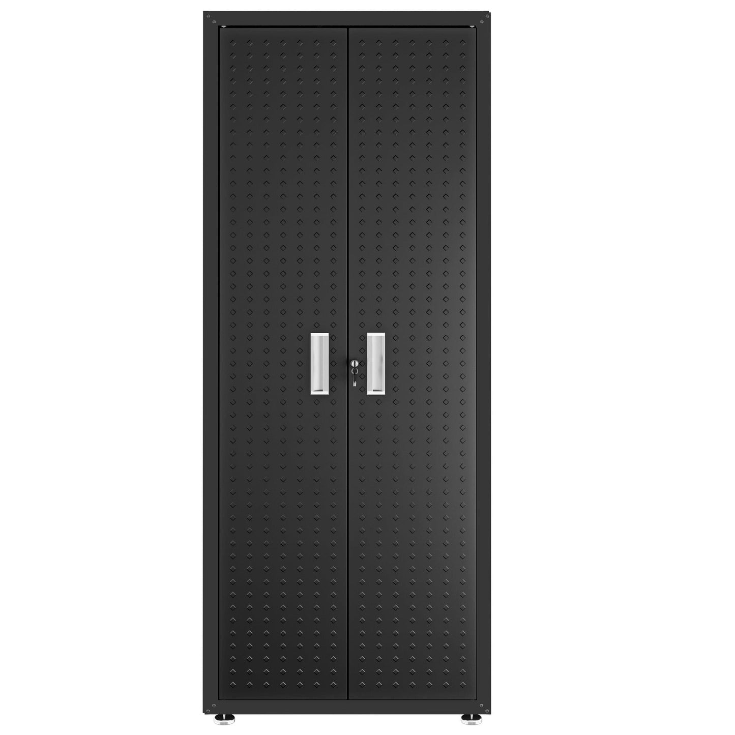 6-Piece Fortress Textured Garage Set with Cabinets, Wall Units and Table
