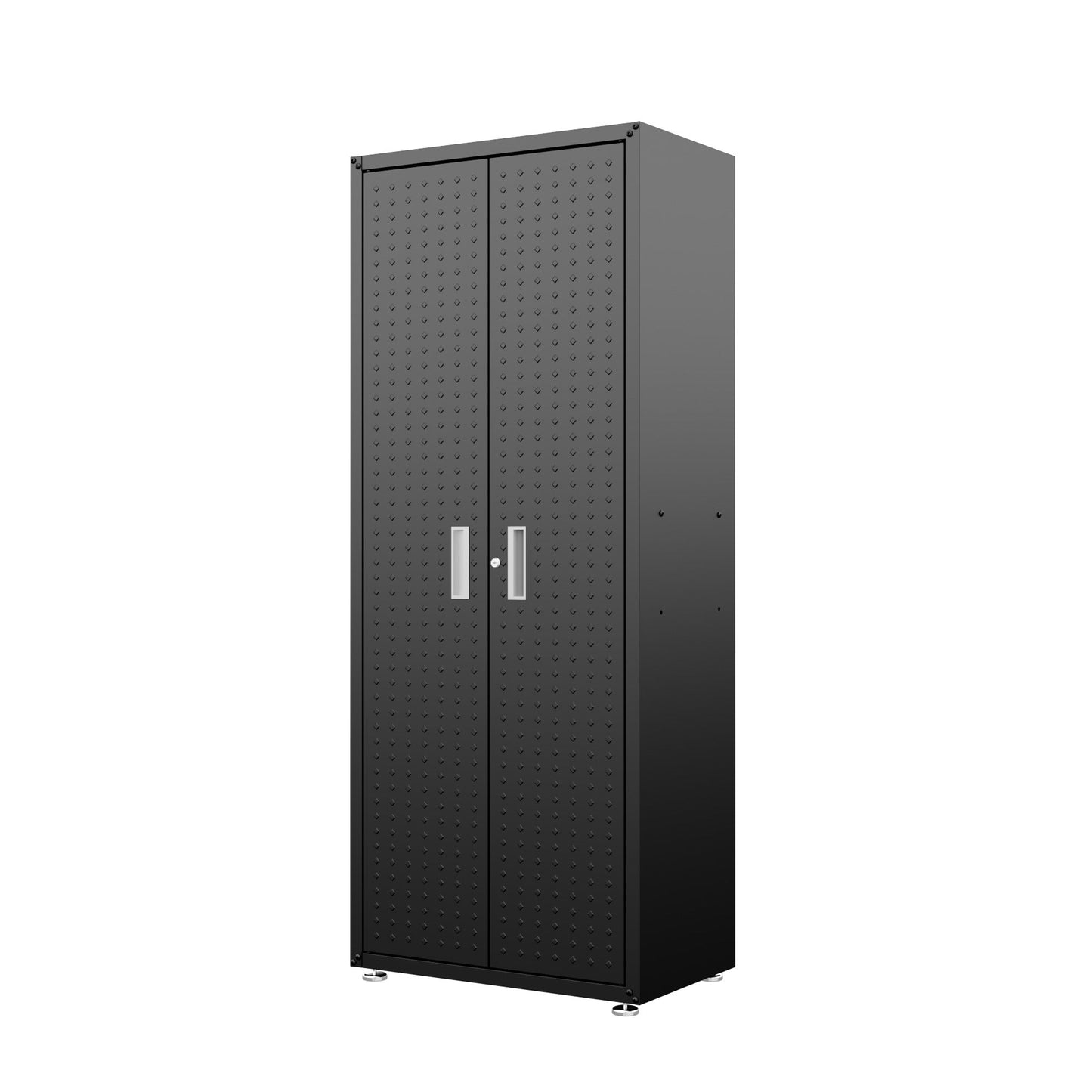 6-Piece Fortress Textured Garage Set with Cabinets, Wall Units and Table