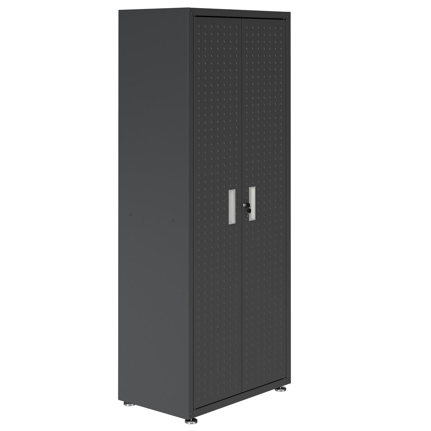 6-Piece Fortress Textured Garage Set with Cabinets, Wall Units and Table