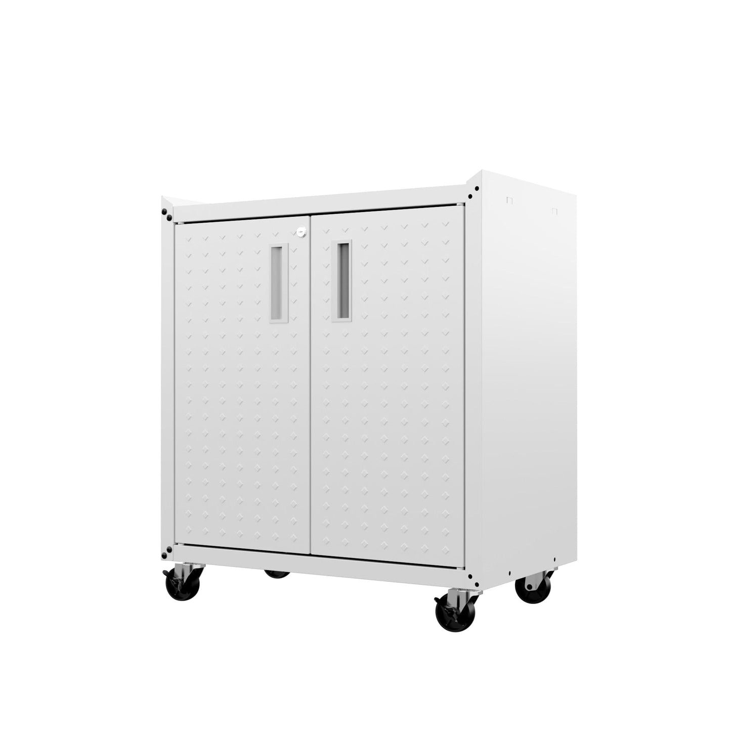 6-Piece Fortress Textured Garage Set with Cabinets, Wall Units and Table