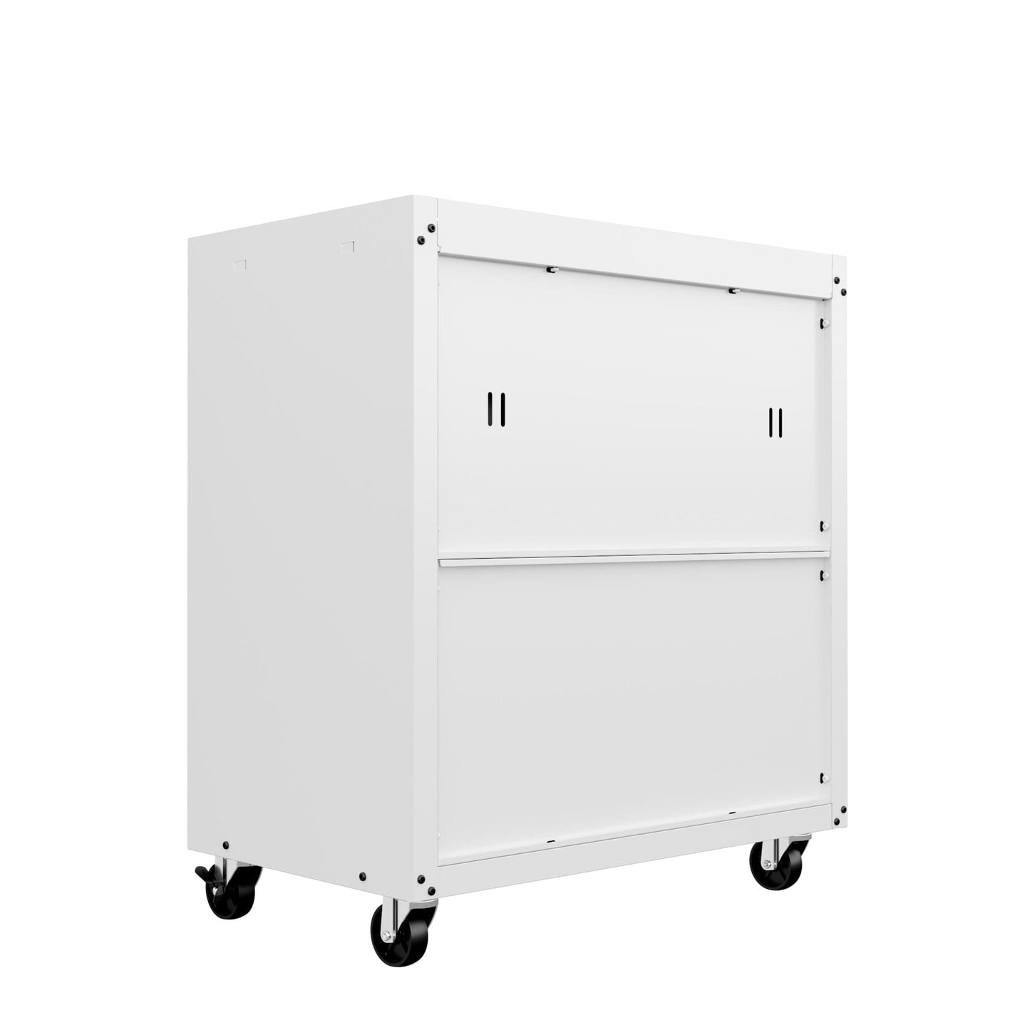 6-Piece Fortress Textured Garage Set with Cabinets, Wall Units and Table