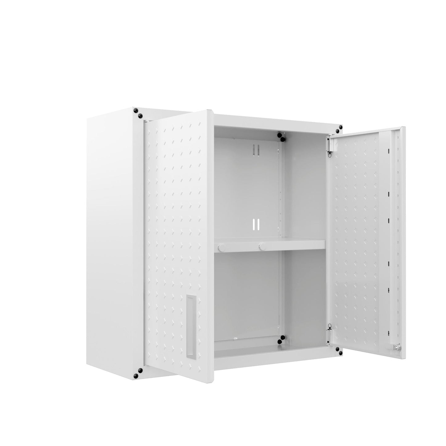 6-Piece Fortress Textured Garage Set with Cabinets, Wall Units and Table