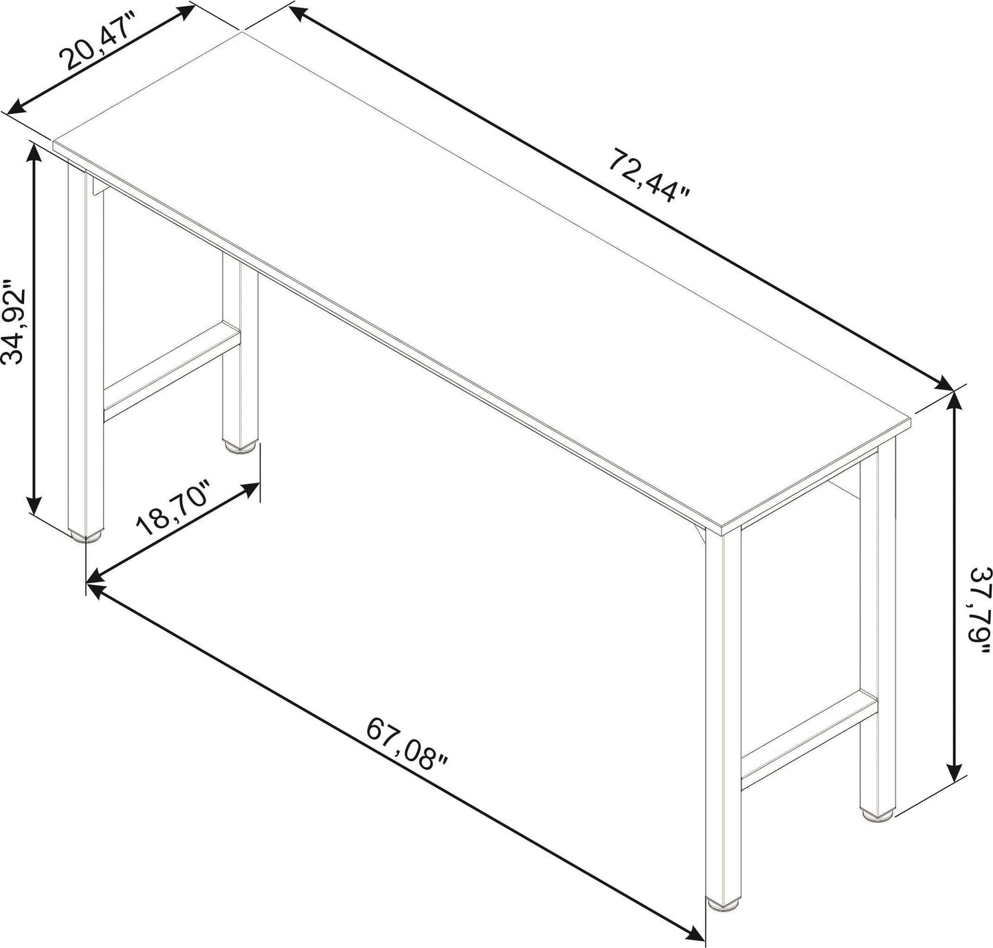 6-Piece Fortress Textured Garage Set with Cabinets, Wall Units and Table