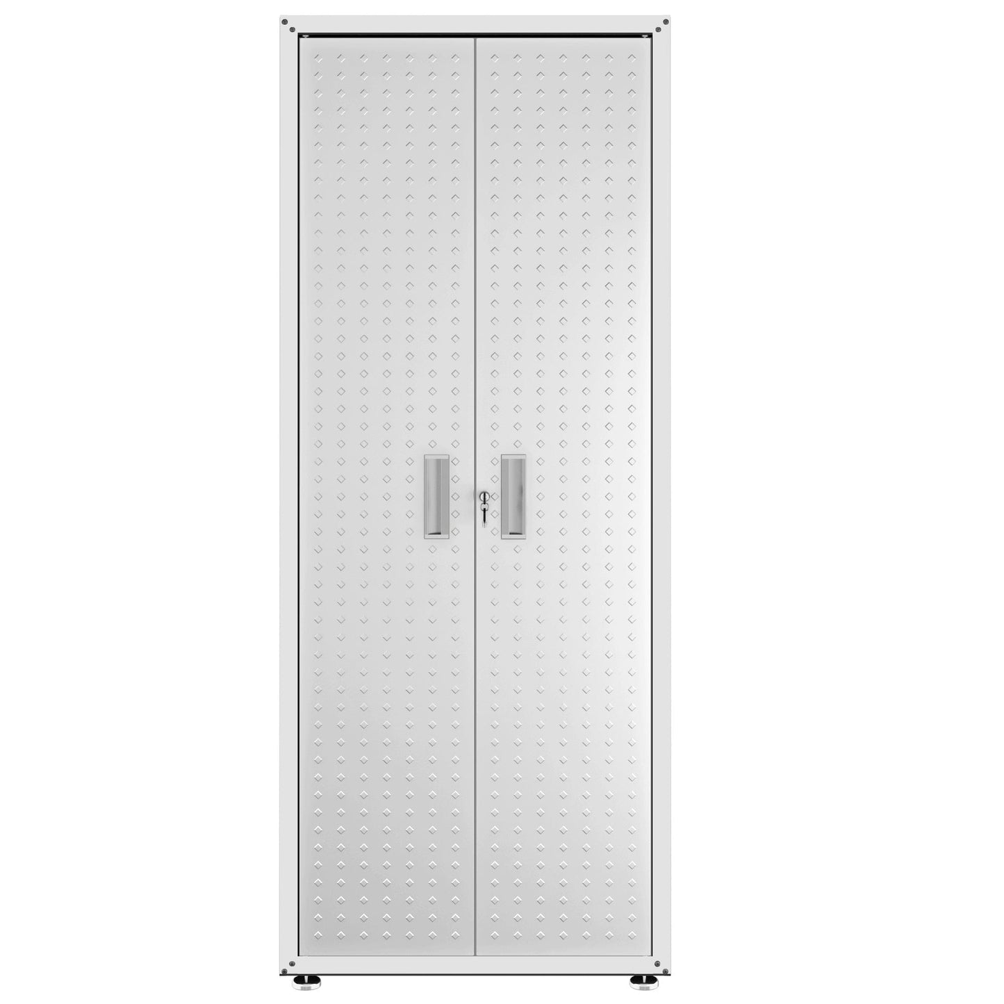 6-Piece Fortress Textured Garage Set with Cabinets, Wall Units and Table
