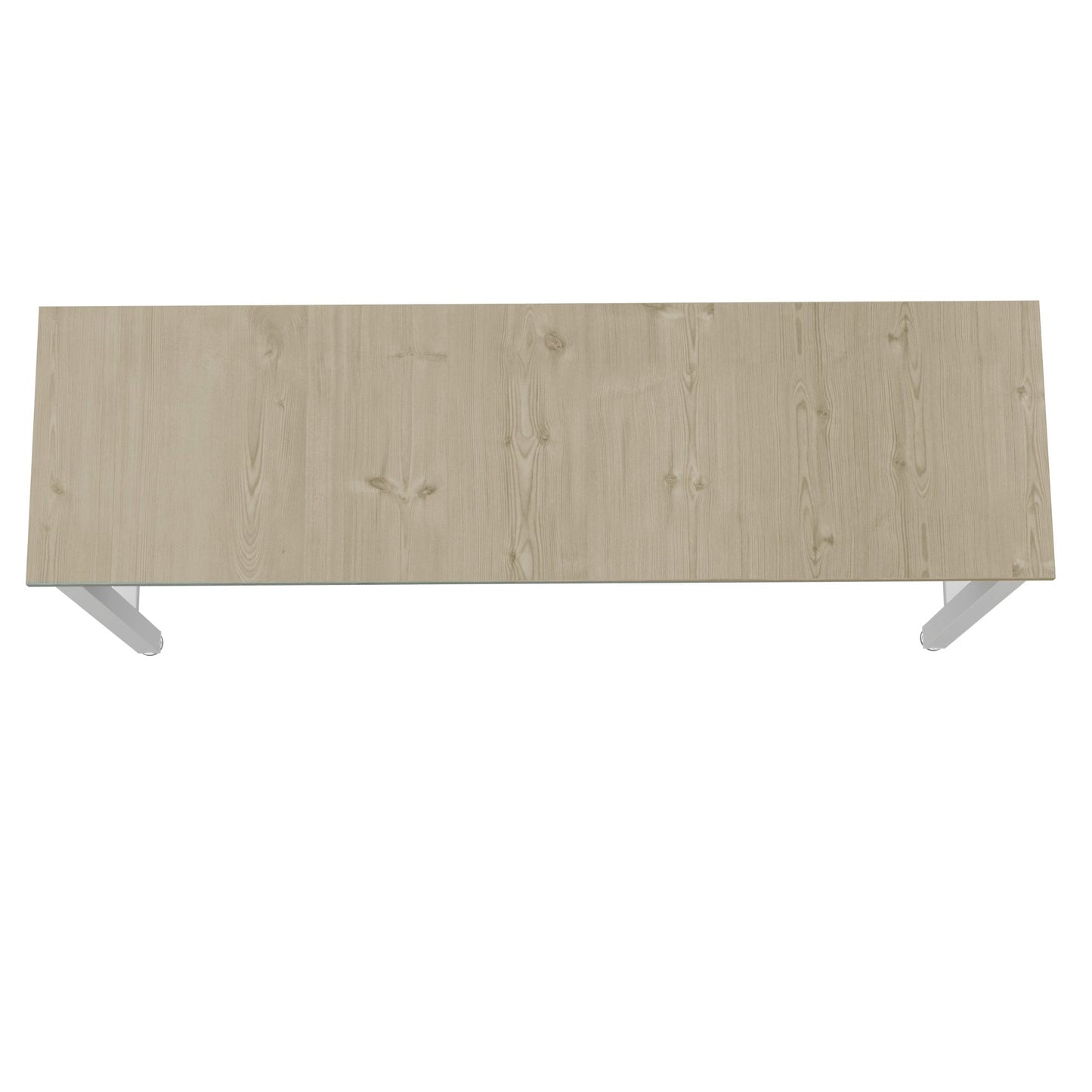 Fortress 72.4" Natural Wood and Steel Garage Table