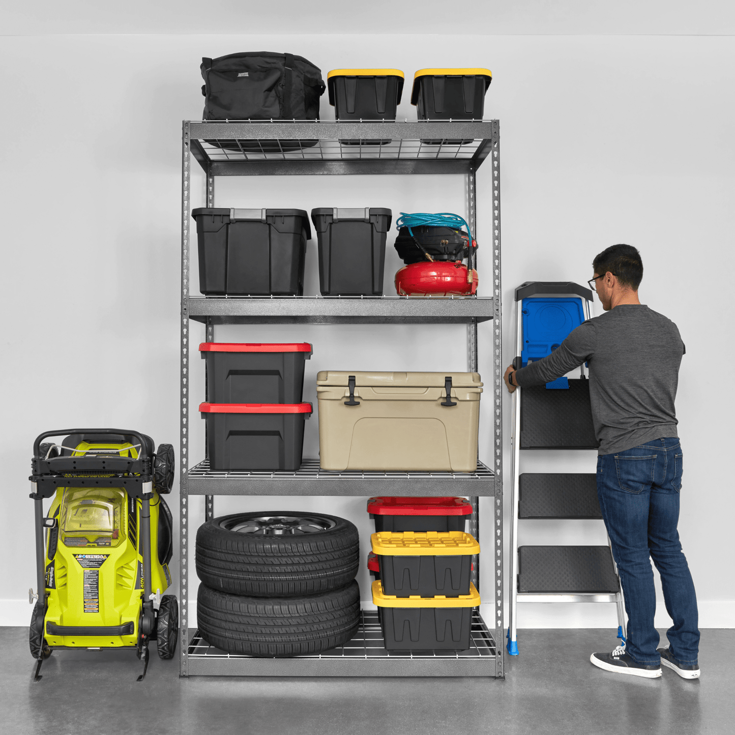 SafeRacks 24" x 48" x 84" Heavy Duty Standing Shelving