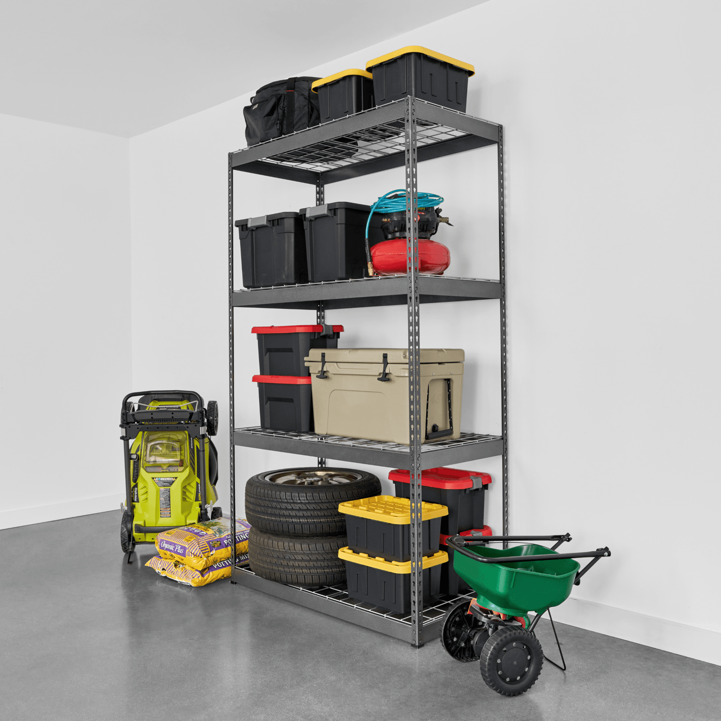 SafeRacks 24" x 48" x 84" Heavy Duty Standing Shelving