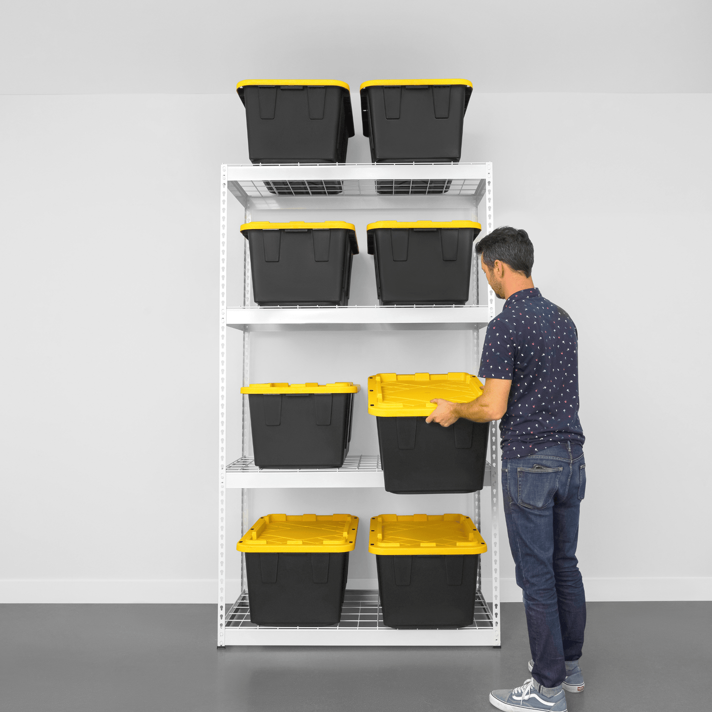 SafeRacks 24" x 48" x 84" Heavy Duty Standing Shelving