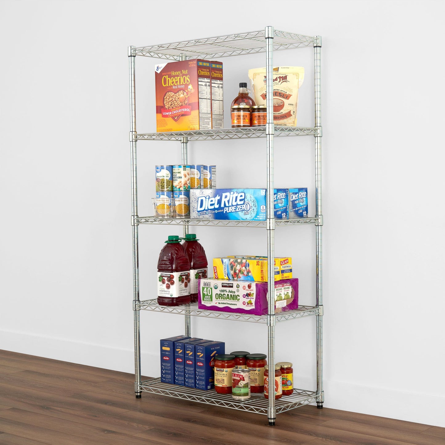 SafeRacks 5-Tier Wire Shelving (14" x 30" x 60")
