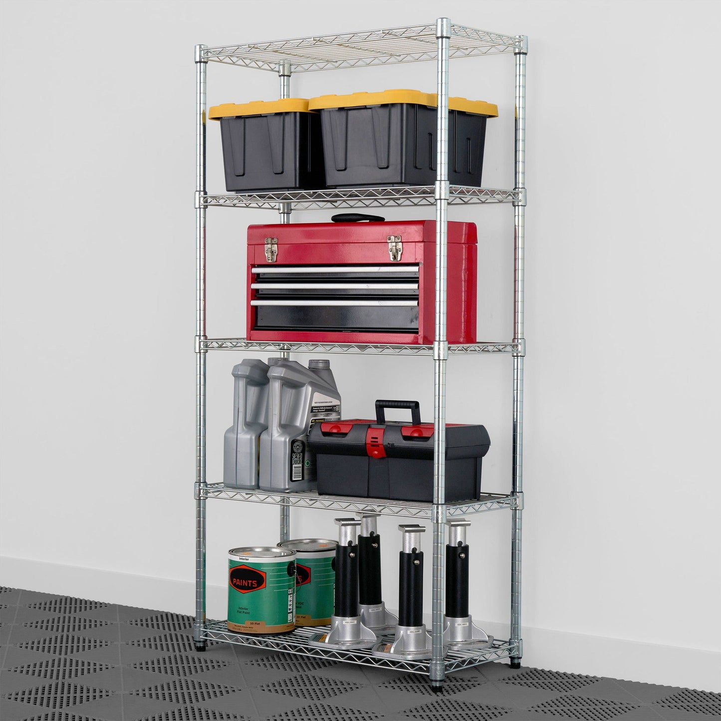 SafeRacks 5-Tier Wire Shelving (14" x 30" x 60")