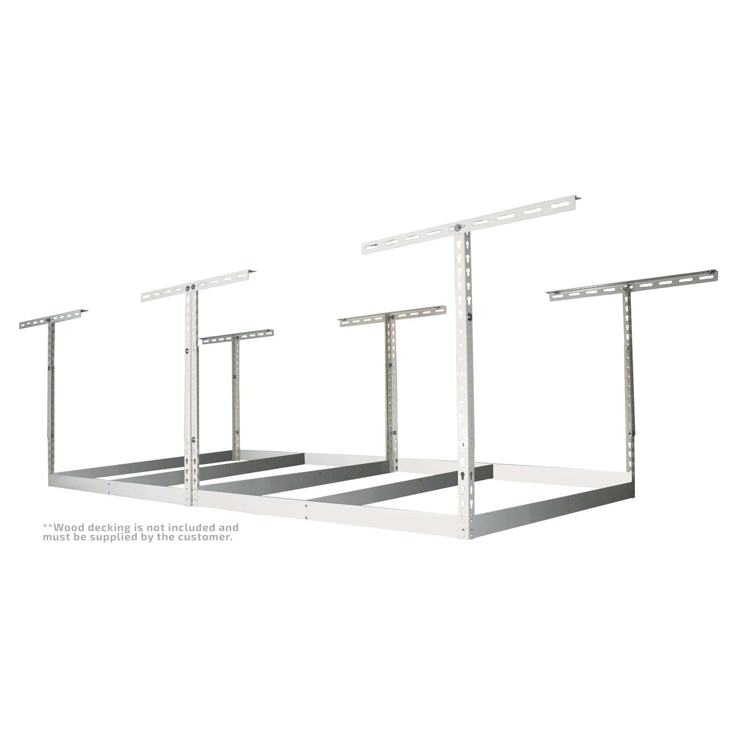 SafeRacks 4' x 8' Overhead Garage Storage Rack Frame Kit