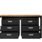 Fortress 3-Piece Mobile Space-Saving Steel Garage Cabinet and Worktable 6.0