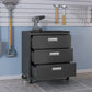 Fortress 3-Piece Mobile Space-Saving Steel Garage Cabinet and Worktable 6.0