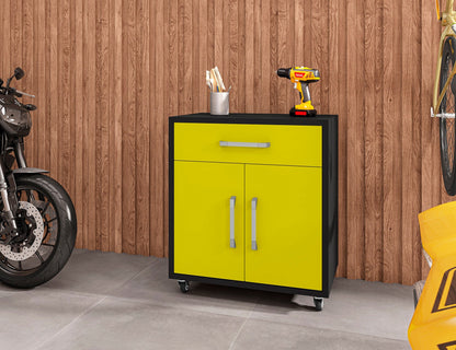 Eiffel 28.35" Mobile Garage Storage Cabinet with 1 Drawer
