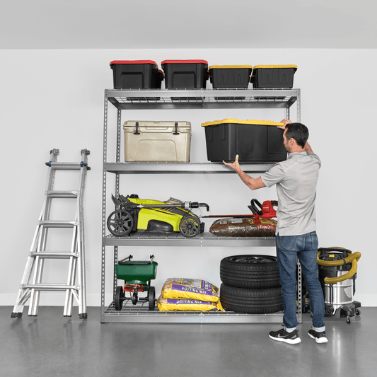SafeRacks 24" x 72" x 84" Heavy Duty Standing Shelving
