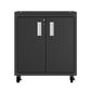 6-Piece Fortress Textured Garage Set with Cabinets, Wall Units and Table