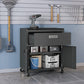 6-Piece Fortress Textured Garage Set with Cabinets, Wall Units and Table