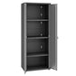 6-Piece Fortress Textured Garage Set with Cabinets, Wall Units and Table