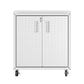 6-Piece Fortress Textured Garage Set with Cabinets, Wall Units and Table