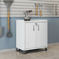6-Piece Fortress Textured Garage Set with Cabinets, Wall Units and Table
