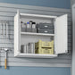 6-Piece Fortress Textured Garage Set with Cabinets, Wall Units and Table