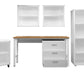 6-Piece Fortress Textured Garage Set with Cabinets, Wall Units and Table