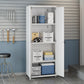 6-Piece Fortress Textured Garage Set with Cabinets, Wall Units and Table