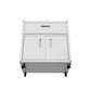 6-Piece Fortress Textured Garage Set with Cabinets, Wall Units and Table