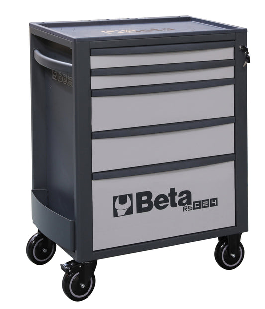 Beta RSC24 Heavy Duty Rolling Tool Cabinet, 5 Drawers
